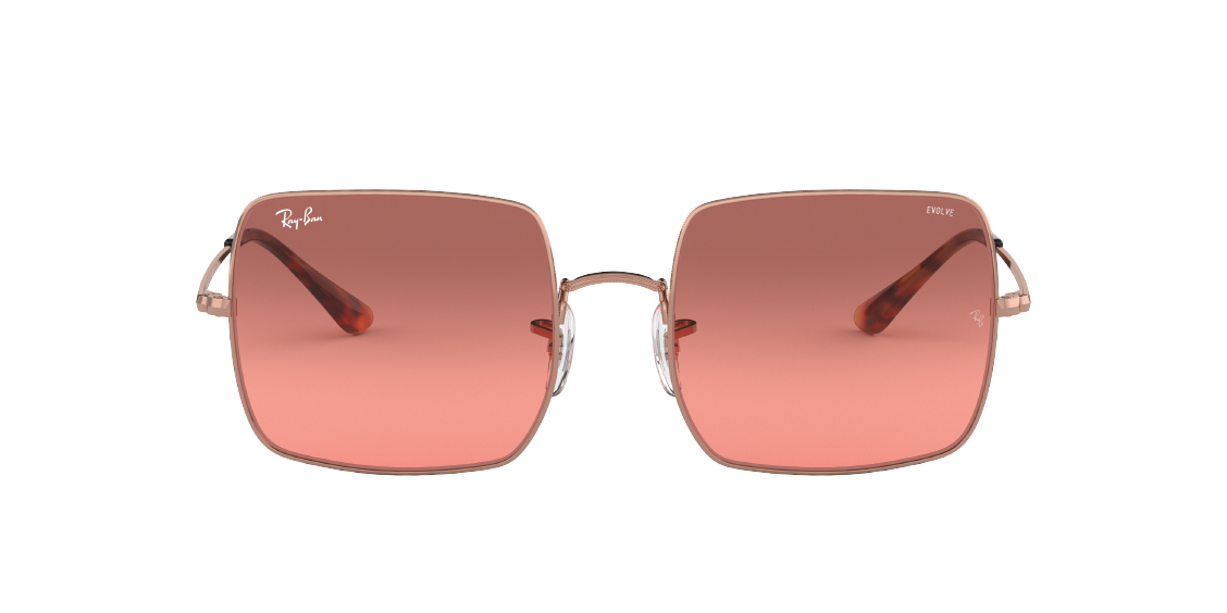 Buy Ray-Ban 0RB1971 Pink Evolve Square Sunglasses (54 mm)