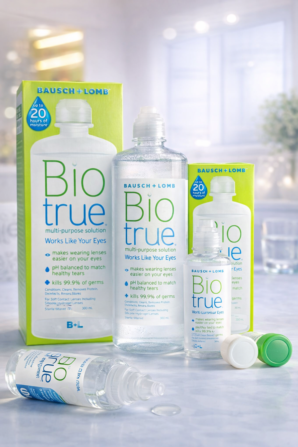 Biotrue 300ml Lens Solution – pH Balanced with 20 Hours of Moisture