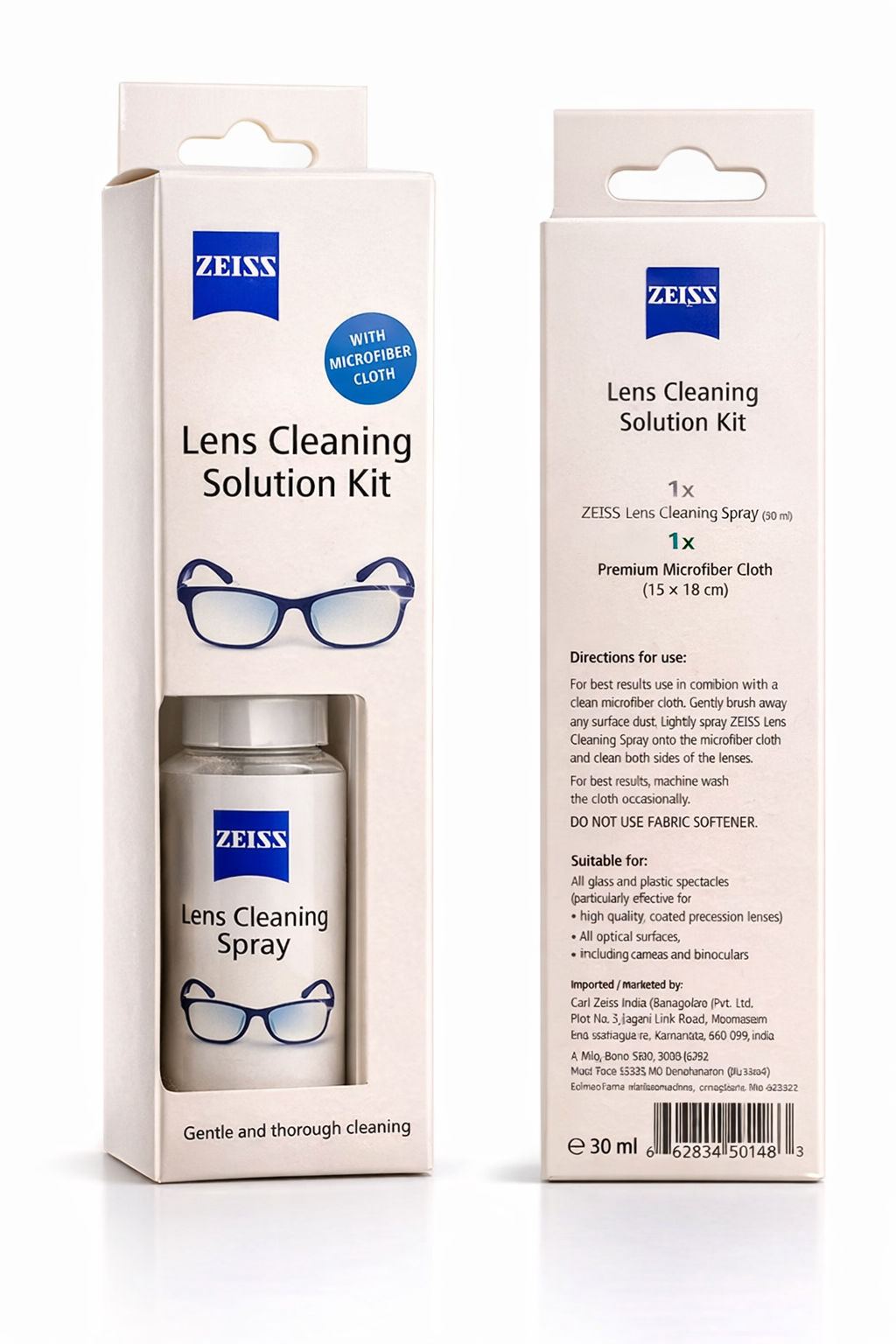 ZEISS Lens Cleaning Solution Kit – Streak-Free Crystal Clear Vision
