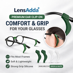 Premium Anti-Slip Ear Clip-On - Black