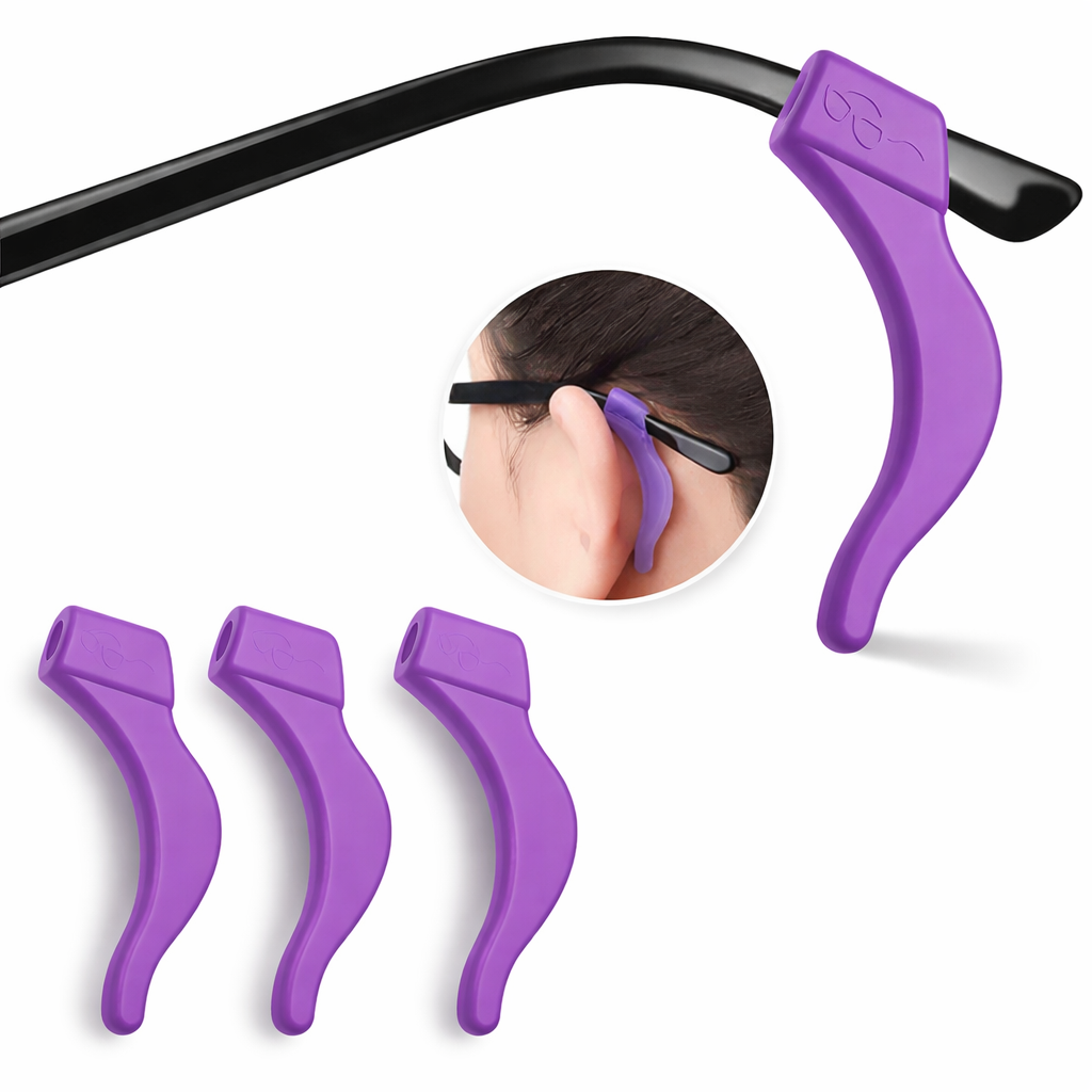Premium Anti-Slip Ear Clip-On - Purple