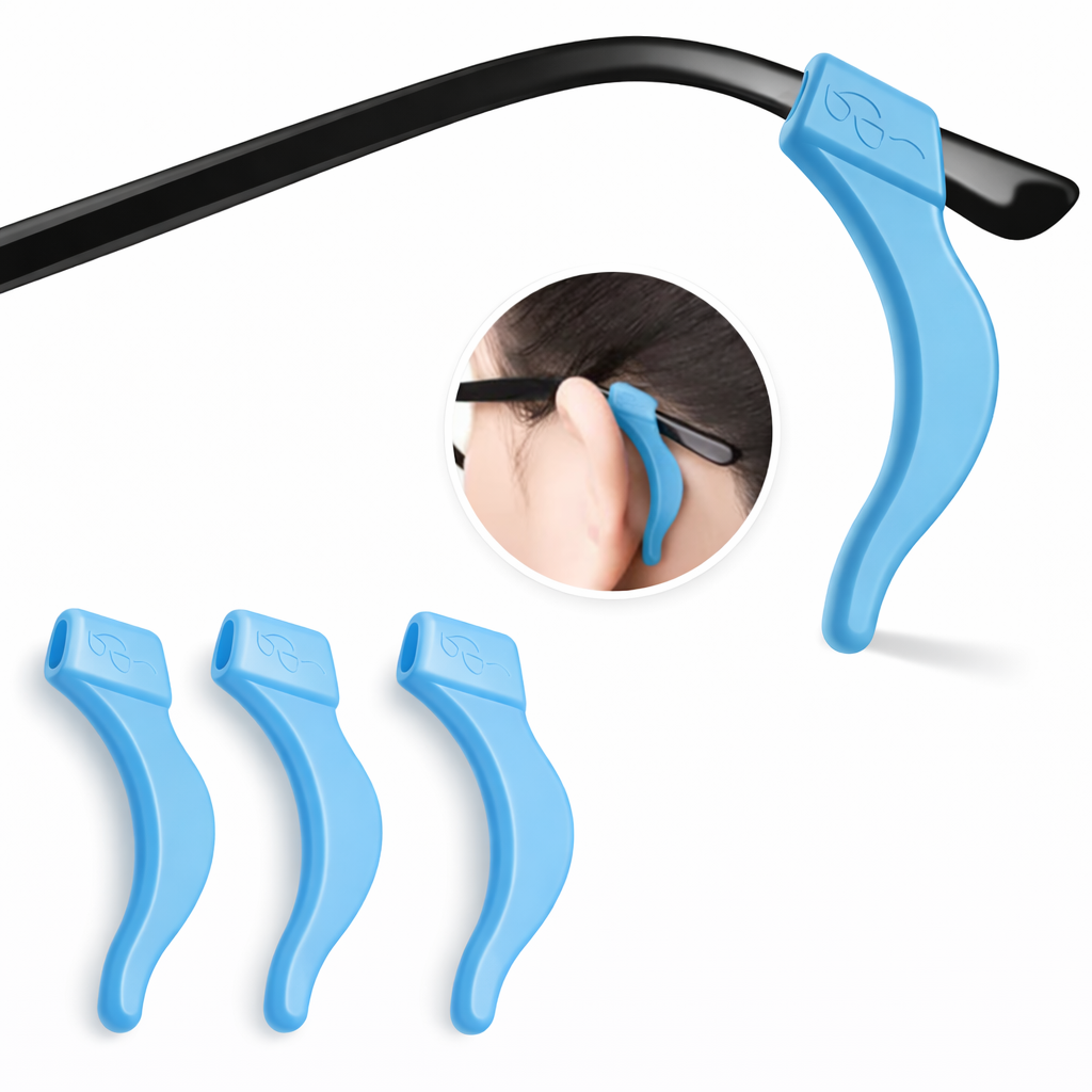 Premium Anti-Slip Ear Clip-On - Blue