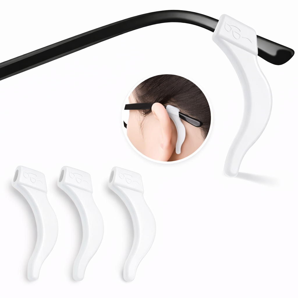 Premium Anti-Slip Ear Clip-On - White