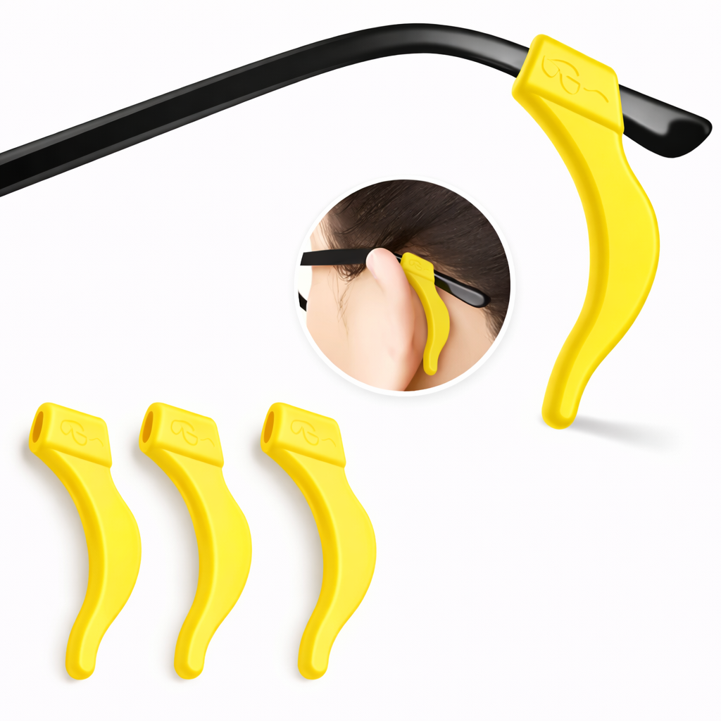 Premium Anti-Slip Ear Clip-On - Yellow