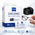 ZEISS Lens Wipes – 30 Pack (Individually Wrapped)