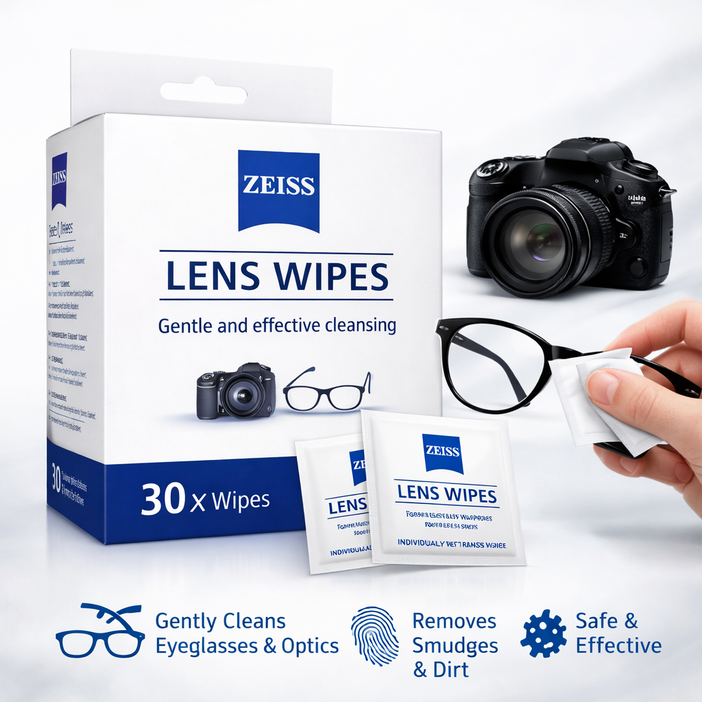 ZEISS Lens Wipes – 30 Pack (Individually Wrapped)