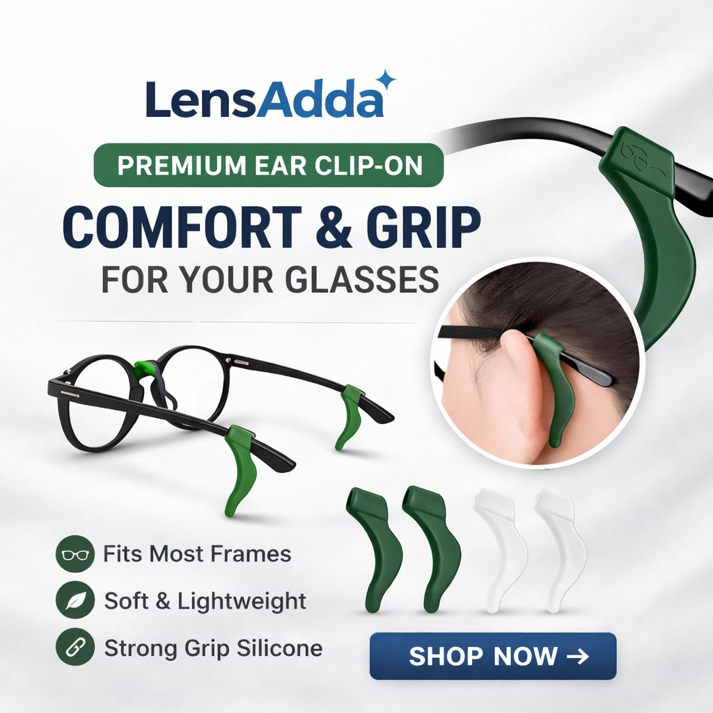 🟢 Premium Anti-Slip Ear Clip-On (Grip Green)