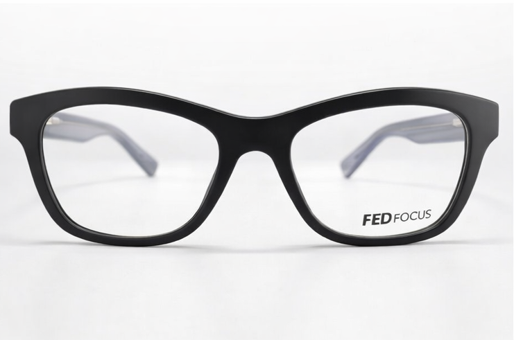 Fed Focus FD346 – Matte Black Eyeglasses