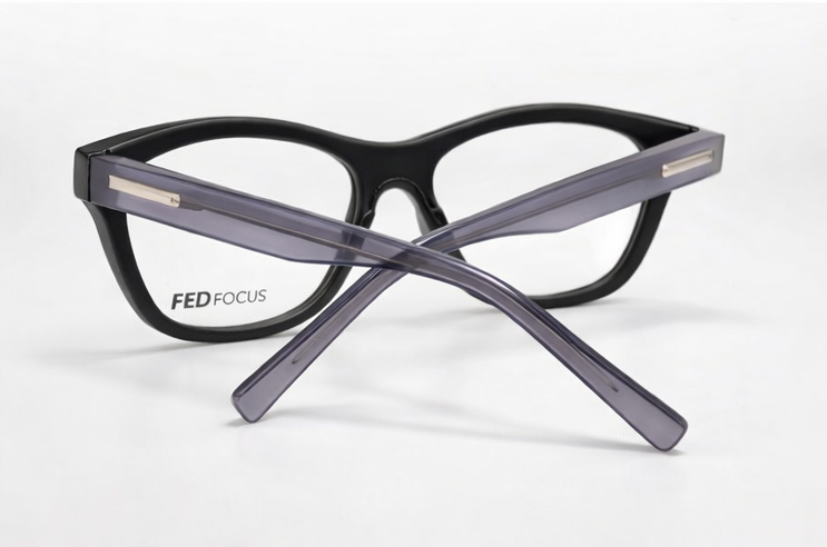 Fed Focus FD346 – Matte Black Eyeglasses