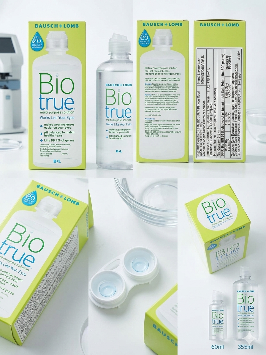 Biotrue 300ml Lens Solution – pH Balanced with 20 Hours of Moisture