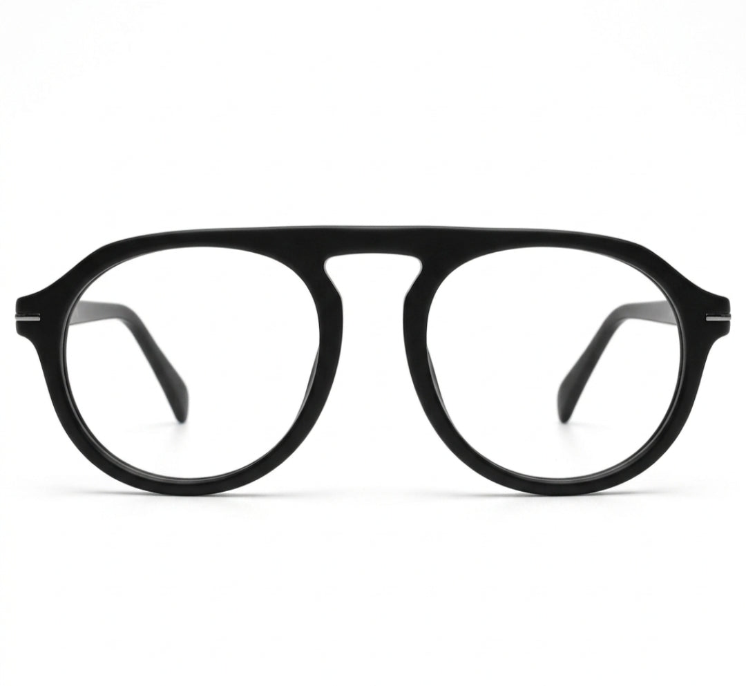 David Jones 2194 - Black Round Spectacle for Men and Women