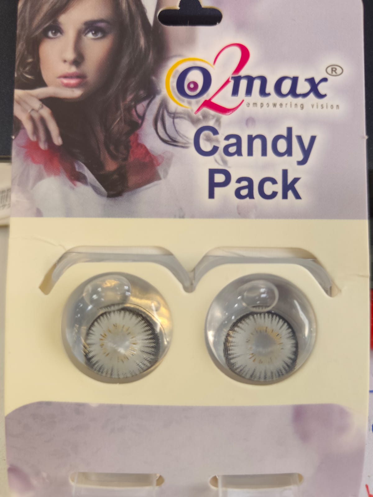 O2 Max – Fossil Gray Colored Contact Lenses