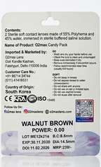 O2 Max Dark Blue Contact Lenses (0.00 Power) | Bold Blue Eye Lenses | Candy Pack