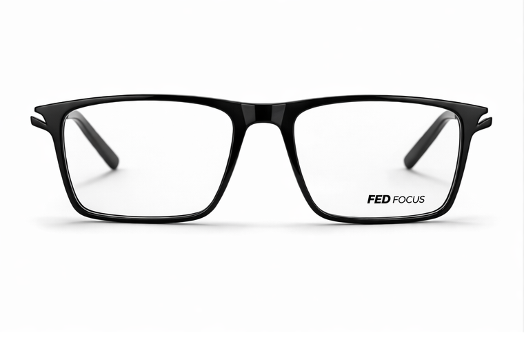 Fed Focus FD320 – Premium Rectangular Eyeglasses