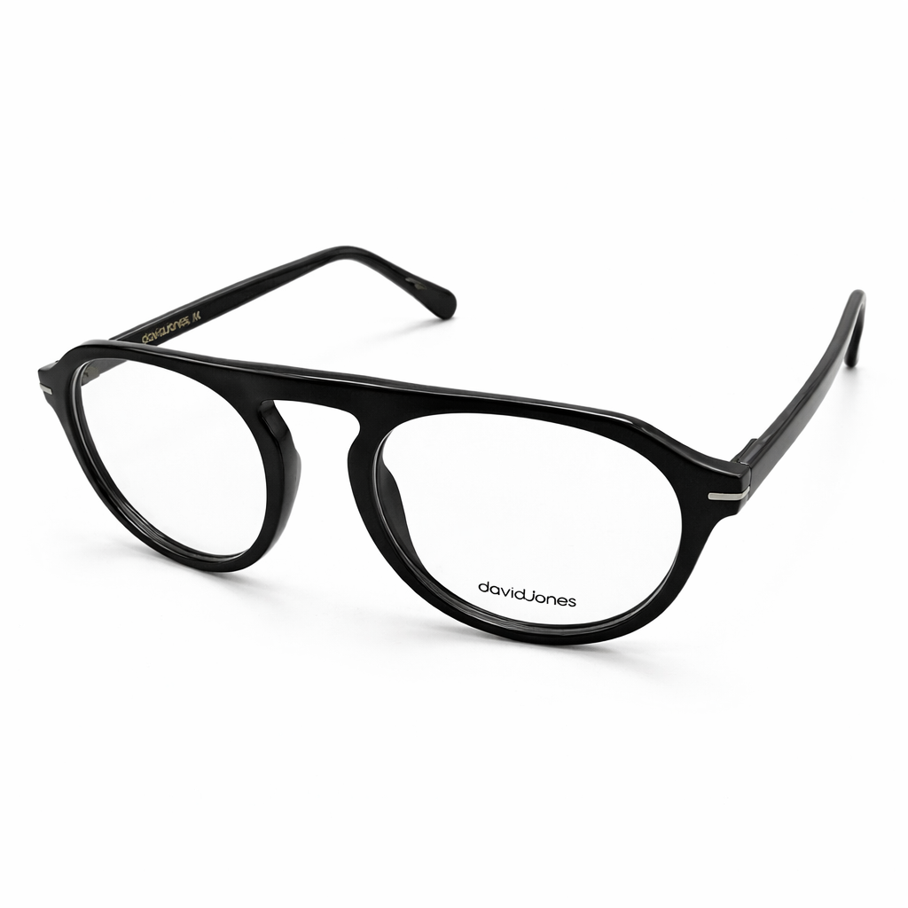 David Jones 2194 - Black Round Spectacle for Men and Women