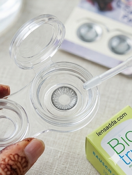 O2max Gray Contact Lenses – Natural Look & All-Day Comfort (1 Pair)