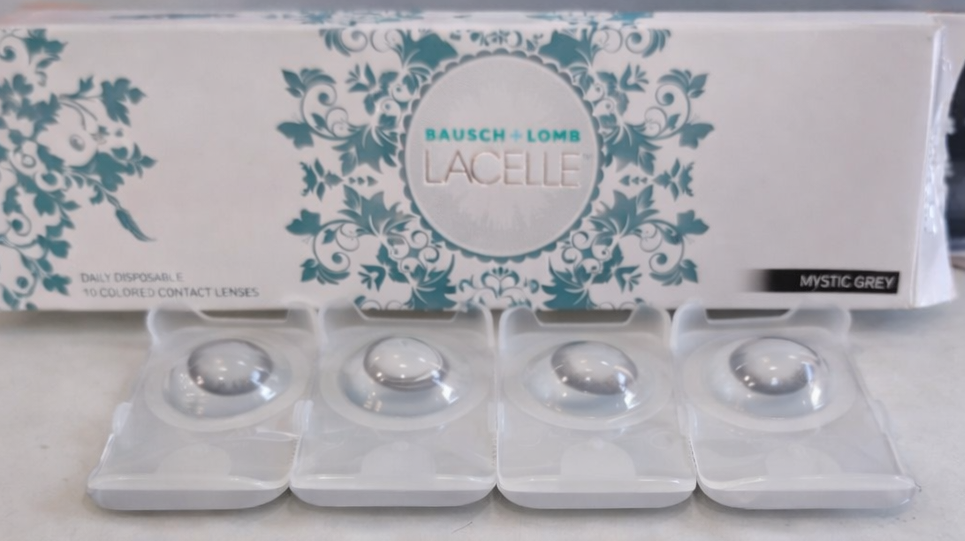 Bausch & Lomb Lacelle® Mystic Gray Daily Disposable Colored Contact Lenses (10 Lens Pack)