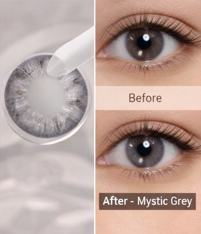 Bausch & Lomb Lacelle® Mystic Gray Daily Disposable Colored Contact Lenses (10 Lens Pack)