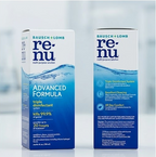 Bausch & Lomb ReNu Advanced Multi-Purpose Contact Lens Solution 120ml | Triple Disinfectant, 20 Hours Moisture