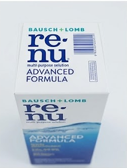 Bausch & Lomb ReNu Advanced Multi-Purpose Contact Lens Solution 120ml | Triple Disinfectant, 20 Hours Moisture
