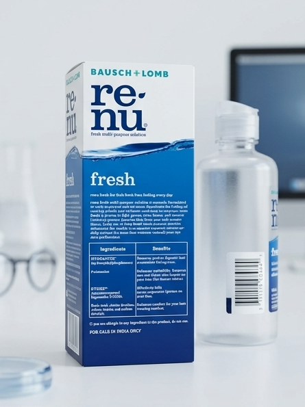 Bausch + Lomb Renu Fresh Multi-Purpose Solution (120ml) – Cleans, Rinses & Disinfects