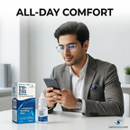 Bausch + Lomb Renu MultiPlus Lubricating & Rewetting Drops (8ml) – Instant Relief for Soft Contact Lenses